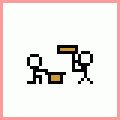 カップルパックの当時のゲーム画面