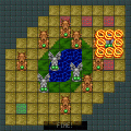 ドラゴンタワーLITERATUREの当時のゲーム画面
