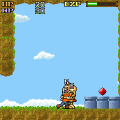 サラマンディアの当時のゲーム画面