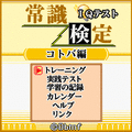 IQテスト常識検定～コトバ編～の当時のゲーム画面