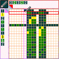 ロジカル☆ペイント100 Vol.4の当時のゲーム画面