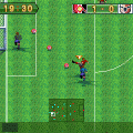 ポケットリアルサッカーJの当時のゲーム画面