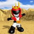 チャクレンジャー ダンシング待受の当時のゲーム画面
