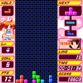 TETRIS BLUE ケータイ少女の当時のゲーム画面3
