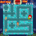 のろいちゃんのスライドパズルの当時のゲーム画面