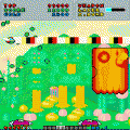ファンタジーゾーンの当時のゲーム画面