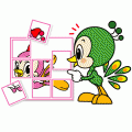 スライドパズルの当時のゲーム画面2