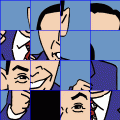 スライドパズルの当時のゲーム画面3