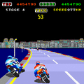 ハングオンの当時のゲーム画面4