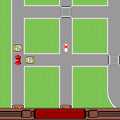 ジグザグ迷路の当時のゲーム画面