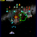 ギャラガ’88の当時のゲーム画面
