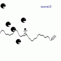 描き逃げの当時のゲーム画面