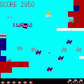 スカイデビル４の当時のゲーム画面