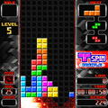 TETRIS　BLACK　RANKINGの当時のゲーム画面2