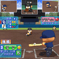 モバイル・パワフルプロ野球MEGA公式ライセンス版2007の当時のゲーム画面