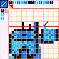 ロジカル☆ペイント100 Vol.5の当時のゲーム画面