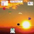 フルーツキャッチの当時のゲーム画面4