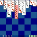 スパイダ☆ソリティアの当時のゲーム画面
