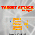 TargetAttack for iαppliの当時のゲーム画面