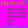 スカイデビル５の当時のゲーム画面