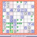 9x9パズル100中級 Vol.6の当時のゲーム画面3