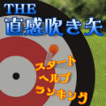 THE 直感吹き矢の当時のゲーム画面