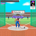 ハンマー投げの当時のゲーム画面