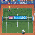 SUPERスマッシュテニスの当時のゲーム画面2