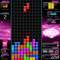 TETRIS DIAMONDの当時のゲーム画面
