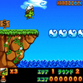 ガチャはし名人の冒険島の当時のゲーム画面