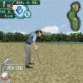 直感☆ゴルフ６ｔｈホールの当時のゲーム画面