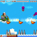 Super 高橋名人の冒険島の当時のゲーム画面3