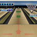 直感☆ボウリングトリックショットVerの当時のゲーム画面