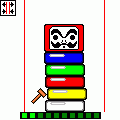 だるまおとし２の当時のゲーム画面3