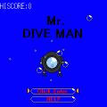 Mr.DIVE MANの当時のゲーム画面