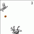 さるかにの当時のゲーム画面