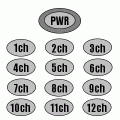TVリモコンの当時のゲーム画面