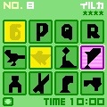 ラッキーパズル6の当時のゲーム画面