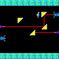 LASER PUZZLEの当時のゲーム画面2