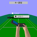 ゴリラテニスの当時のゲーム画面3
