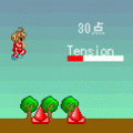とんでおしなさんの当時のゲーム画面