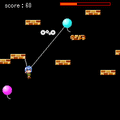 スパイダーガールの当時のゲーム画面