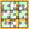 THE イラスト&数字パズルの当時のゲーム画面