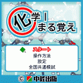 化学Ⅰまる覚えの当時のゲーム画面