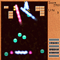 ぶろっくくずしの当時のゲーム画面
