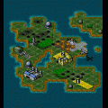 アイランドアタックの当時のゲーム画面