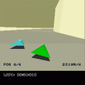 FlatRace体験版の当時のゲーム画面2