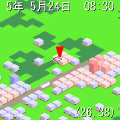 最強都市計画２改の当時のゲーム画面