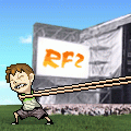 HumanFly2 限界突破版の当時のゲーム画面2