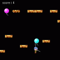 スパイダーガール easyの当時のゲーム画面
